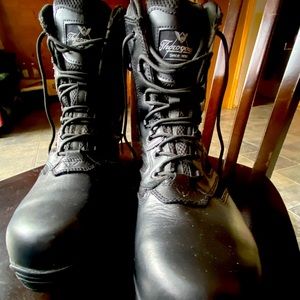 Mens steel toe work boots